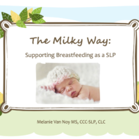 The Milky Way: Supporting Babies at the Breast as a SLP